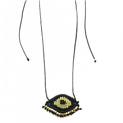 Macrame evil eye necklace 1001461