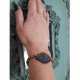 Evil eye crochet bracelet