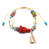 Buddha bracelet with shells