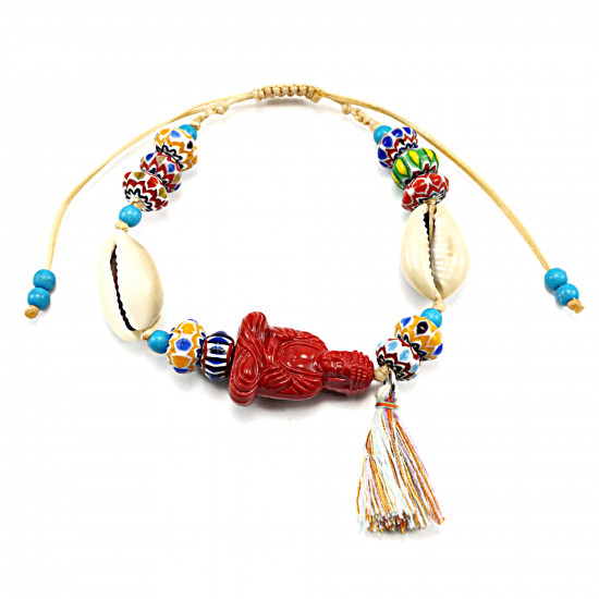 Buddha bracelet with shells