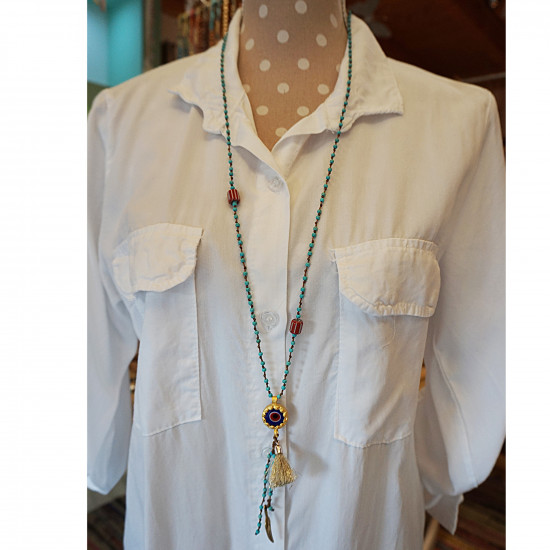 Evil eye necklace