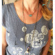 Boho chic necklace
