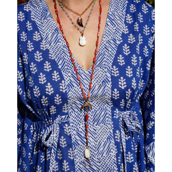 Rosary style necklace 1002206