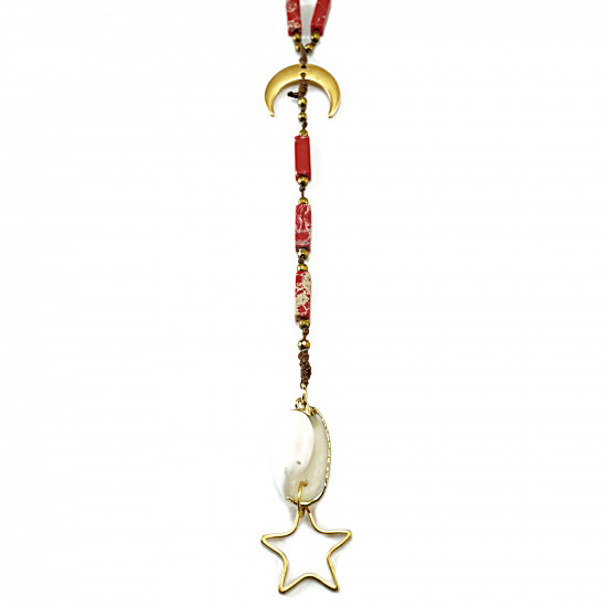 Rosary style necklace 1002206
