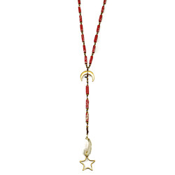 Rosary style necklace 1002206