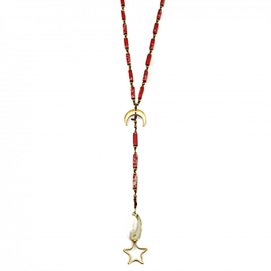 Rosary style necklace 1002206