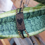 Macrame heart bracelet 1501841