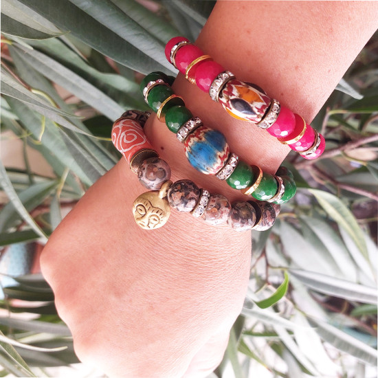 Semiprecious stones bracelet 1501865