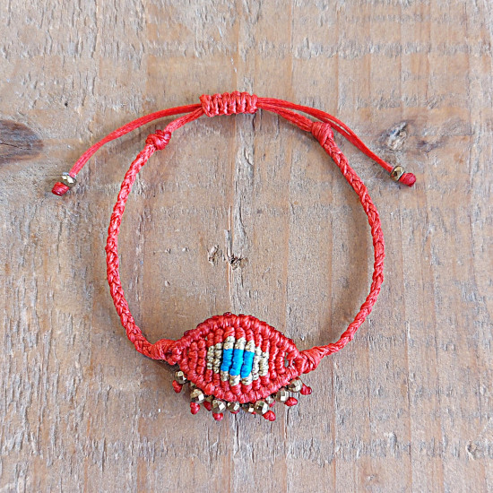 Macrame evil eye bracelet 1501914
