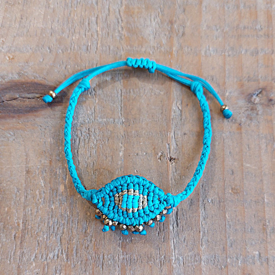 Macrame evil eye bracelet 1501914