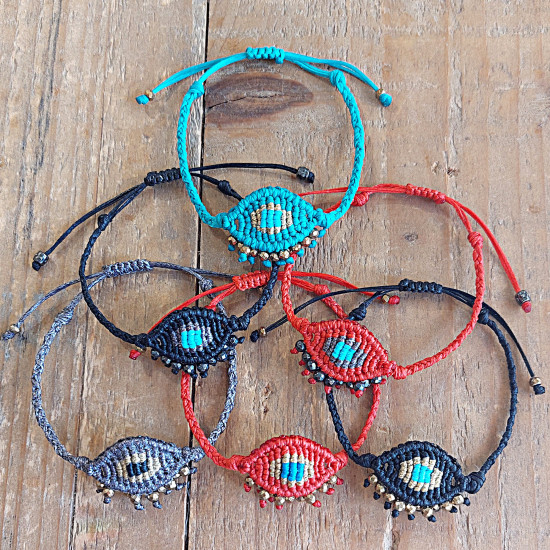Macrame evil eye bracelet 1501914