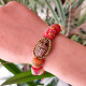 Egyptian Ceramic Scarab Bracelet 1501918