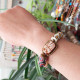 Egyptian Ceramic Scarab Bracelet 1501919