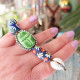 Egyptian Ceramic Scarab Bracelet 1501920