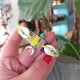 Hippie macrame shell bracelet 1501927