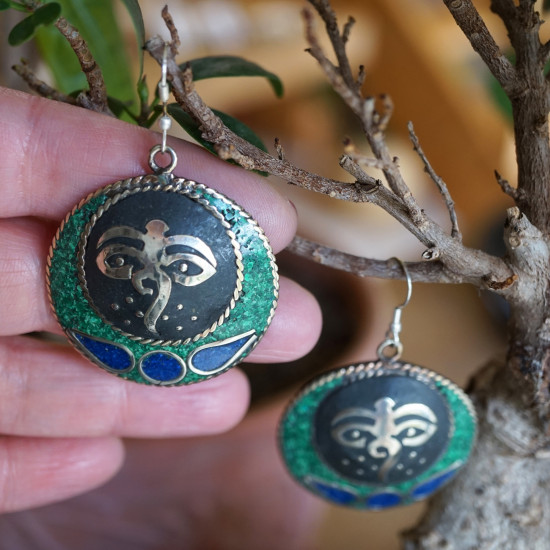 Ethnic bohemian earrings 2001338