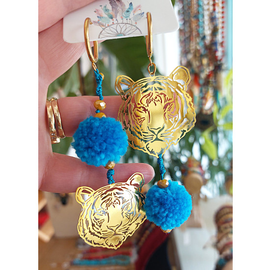 Tiger earrings 2001344
