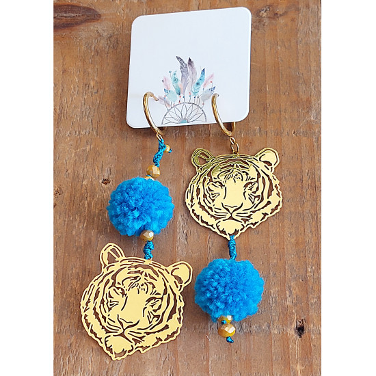 Tiger earrings 2001344