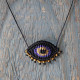 Macrame evil eye necklace 1001462