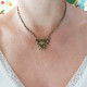Necklace with macrame talisman 1001614