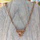 Necklace with macrame talisman 1001614
