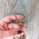 Necklace with macrame talisman 1001614