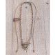 Necklace with macrame talisman 1001614