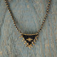 Macrame talisman necklace 1001616