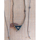 Macrame talisman necklace 1001616