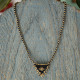 Macrame talisman necklace 1001616