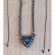 Necklace with macrame talisman 1001619