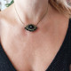 Macrame  evil eye necklace 1001635