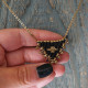 Macrame talisman necklace 1002156