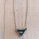 Macrame talisman necklace 1002156