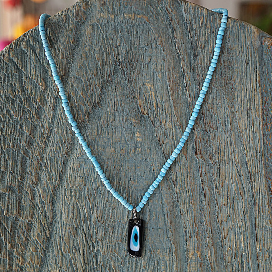 Blown glass necklace 1002397