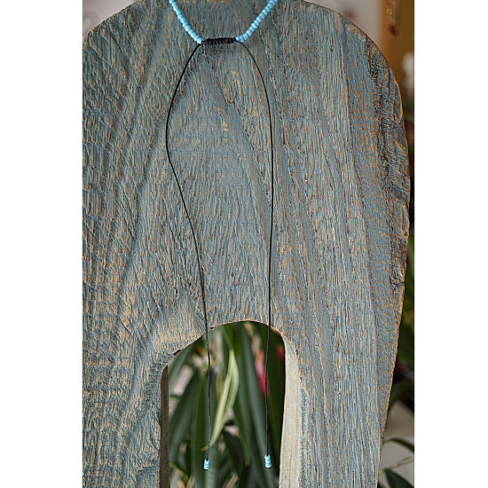Blown glass necklace 1002397