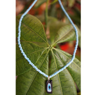Blown glass necklace 1002397
