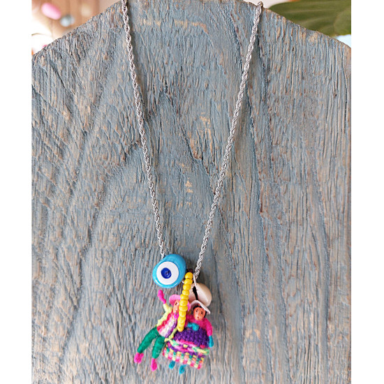 Worry doll necklace 1002409
