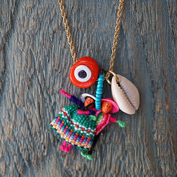 Worry doll necklace 1002410