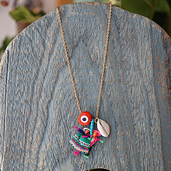 Worry doll necklace 1002410