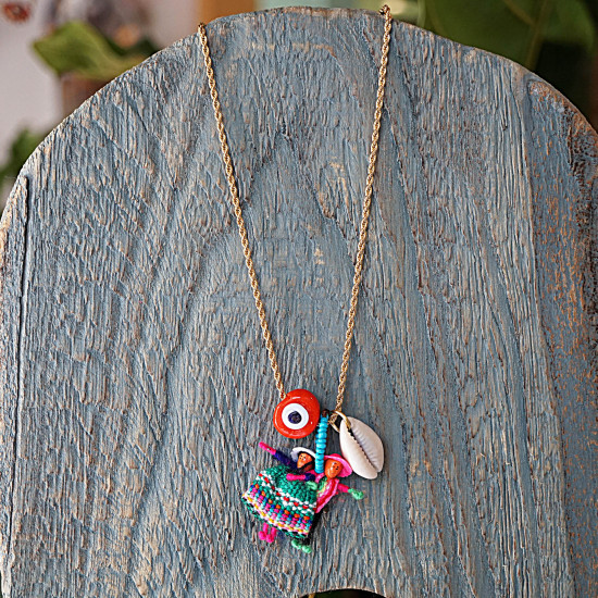 Worry doll necklace 1002410