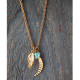 Moon and hand necklace 1002449