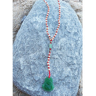 Semiprecious buddha pendant