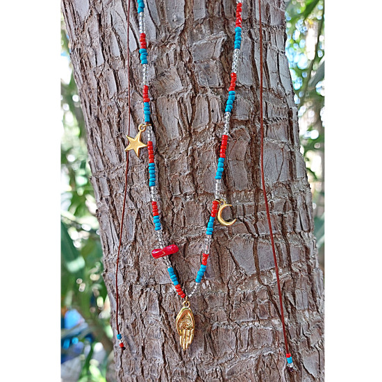 Tiny charms necklace 1002486