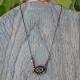 Crochet evil eye necklace 1002497
