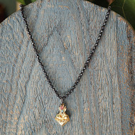 Mexican heart necklace 1002503