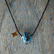 Blown glass necklace 1002573
