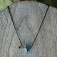 Blown glass necklace 1002573