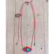 Evil eye macrame necklace 1002666