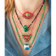 Necklace macrame talisman 1002668